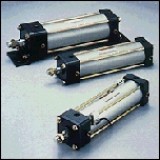 Taiyo Pneumatic Cylinder Space-saving General Purpose 10A-2 Series Heavy Duty Type Pneumatic Cylinder/Bore 32 to 250mm